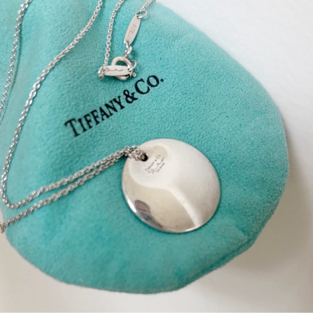 Tiffany & Co. Elsa Peretti Silver Pendant Necklace